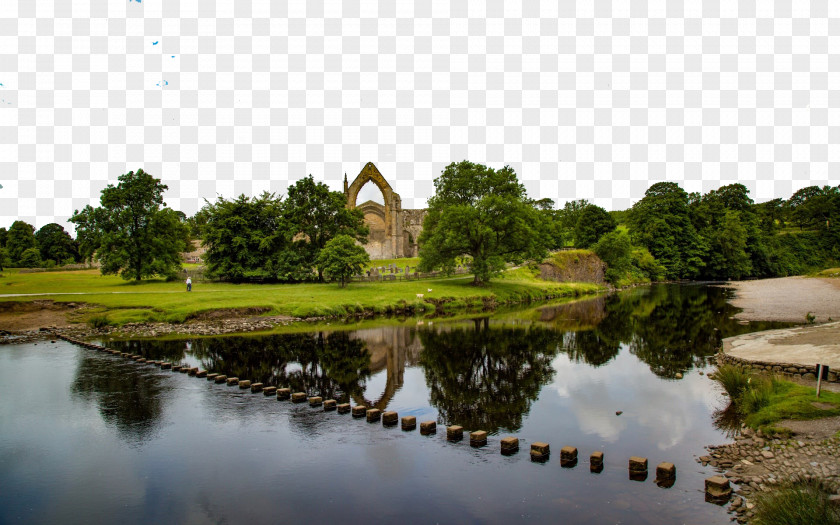 England Bolton Abbey Three Embsay Wallpaper PNG