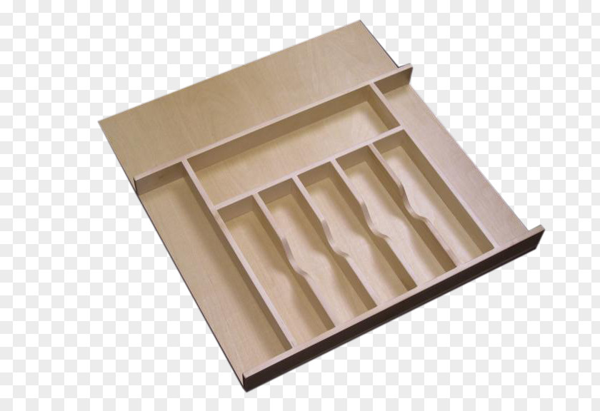 Kitchen Shelf Drawer Tray Wood Cutlery Utensil PNG