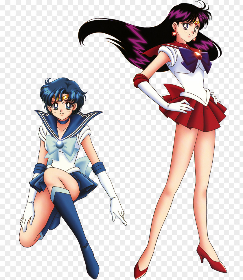 Mars Sailor Mercury Tuxedo Mask Moon Chibiusa PNG