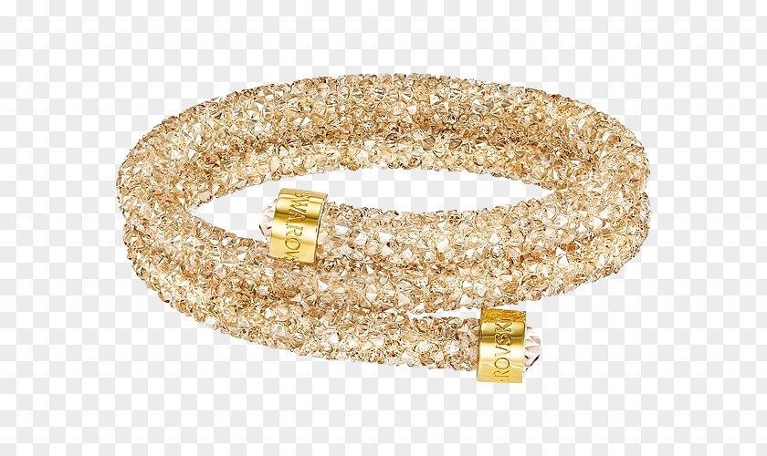 Swarovski Necklace Jewelry Polycyclic Earring AG Gold Bangle Bracelet PNG