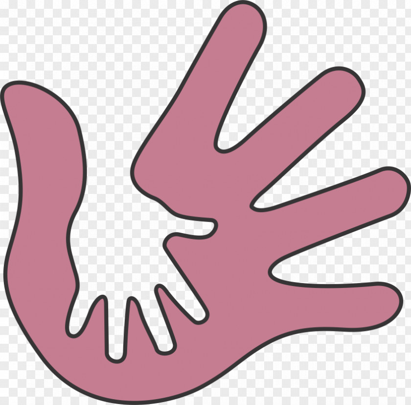 Hands Of Orause Clip Art Thumb Hand Model Line Pink M PNG
