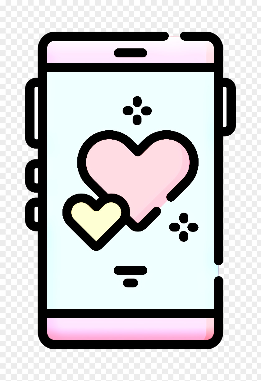 Heart Icon Social Media App PNG