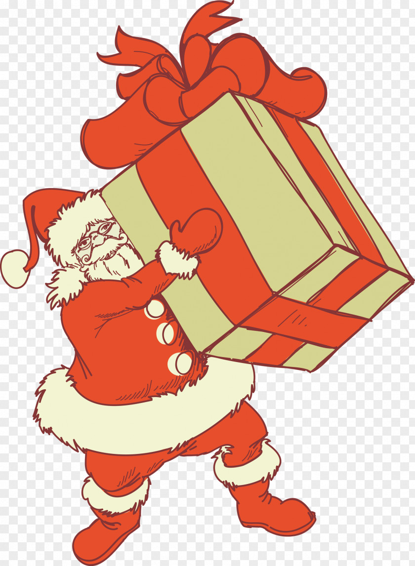 Noel Santa Claus Sticker Christmas PNG