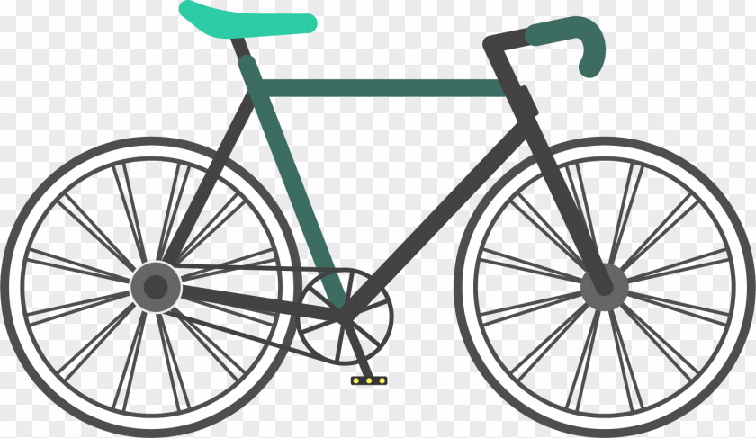 Cartoon Black Bike Road Bicycle Cycling Cannondale Corporation Hybrid PNG