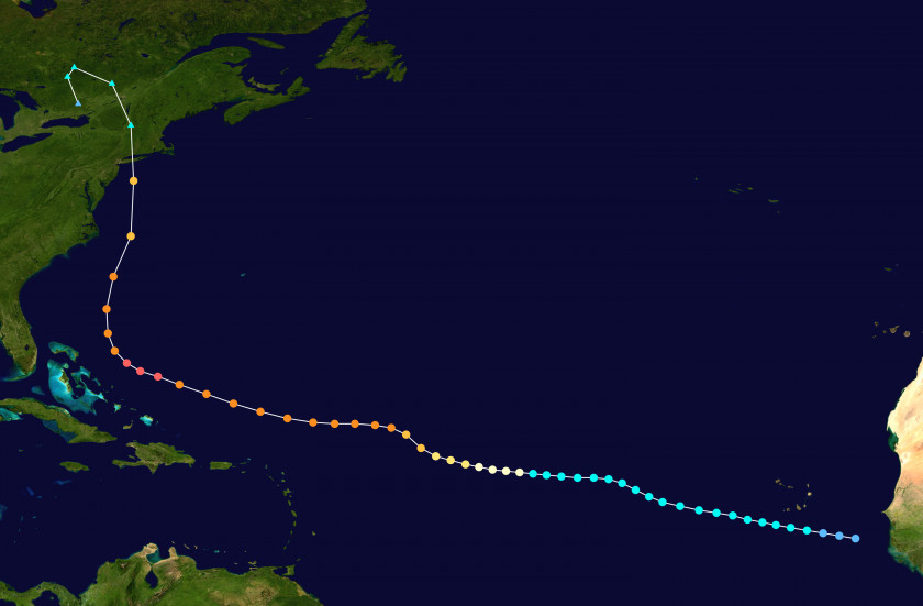 Hurricane Connecticut Long Island 1938 New England Atlantic Season PNG