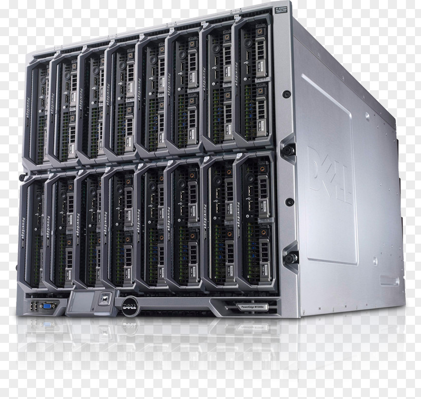 Intel Dell PowerEdge Blade Server Computer Servers M1000e PNG