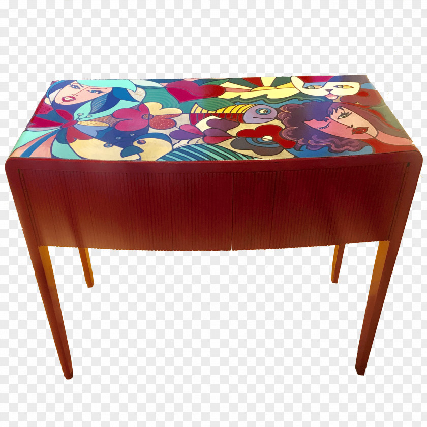 POP ART Furniture Stool Rectangle PNG