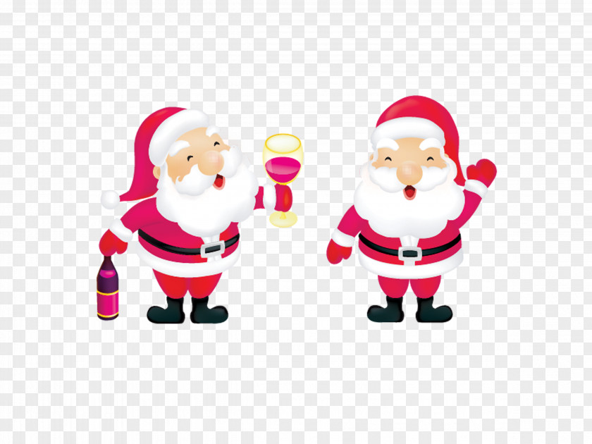 Christmas Santa Claus HD Clips Cartoon Clip Art PNG