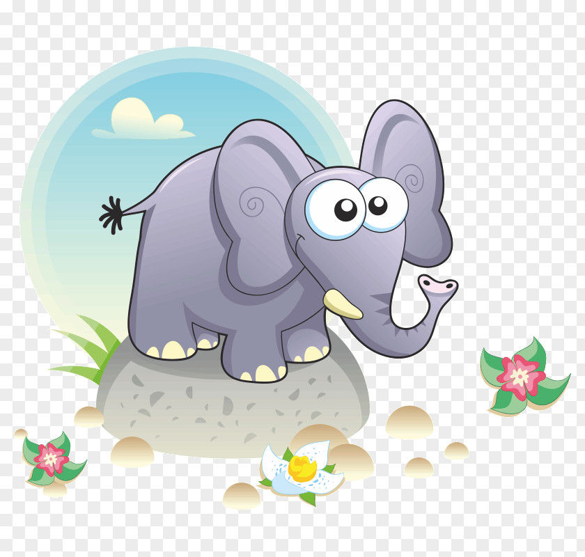 Elephant Drawing Painting PNG