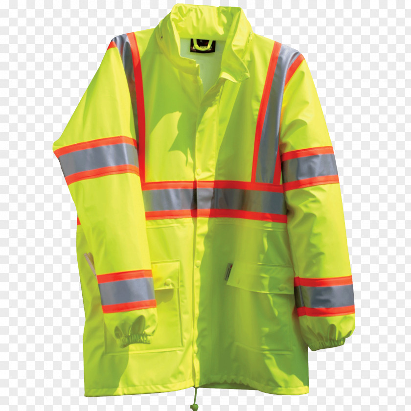 Jacket High-visibility Clothing Outerwear Sleeve PNG