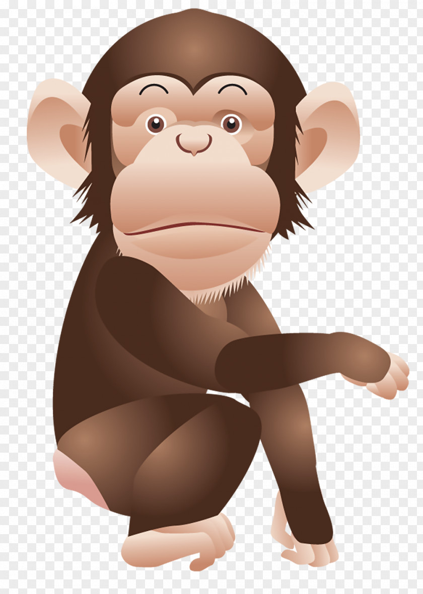 Monkey Clipart Picture Chimpanzee Ape Clip Art PNG