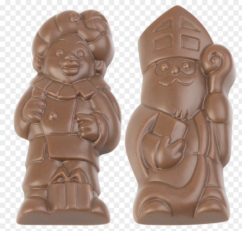 Tike Statue Figurine Wood Carving Chocolate PNG