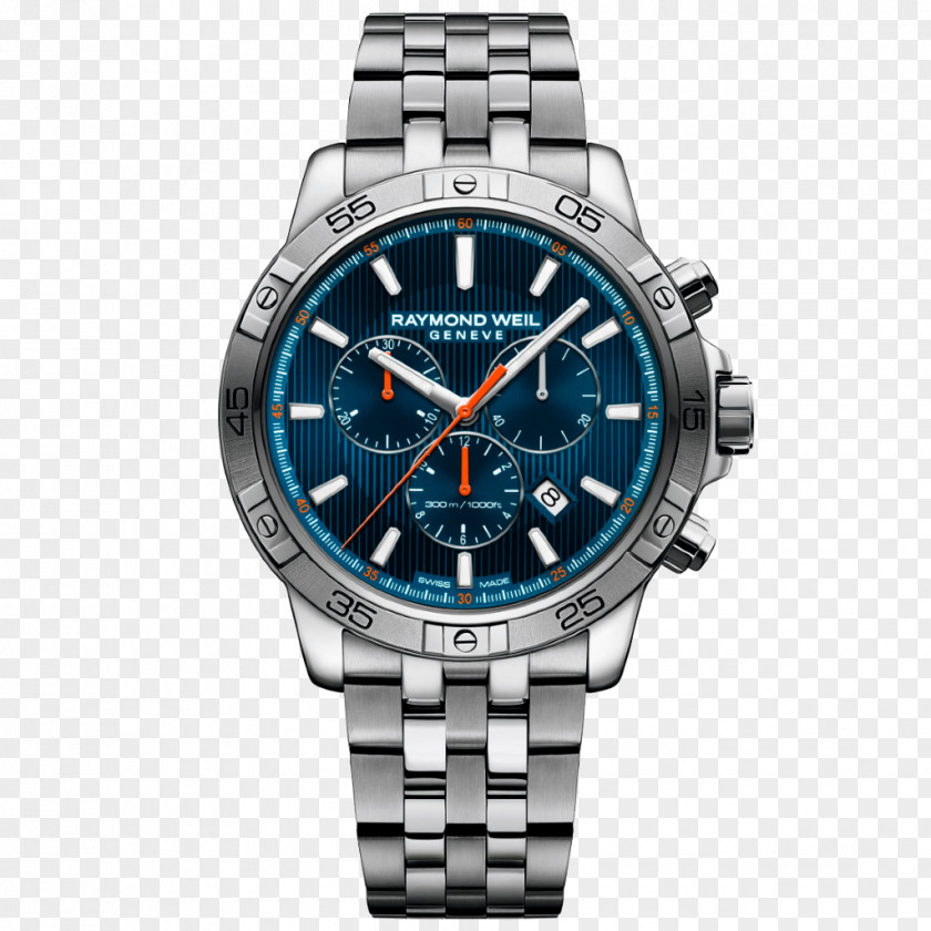 Watch Raymond Weil Chronograph Swiss Made Tachymeter PNG