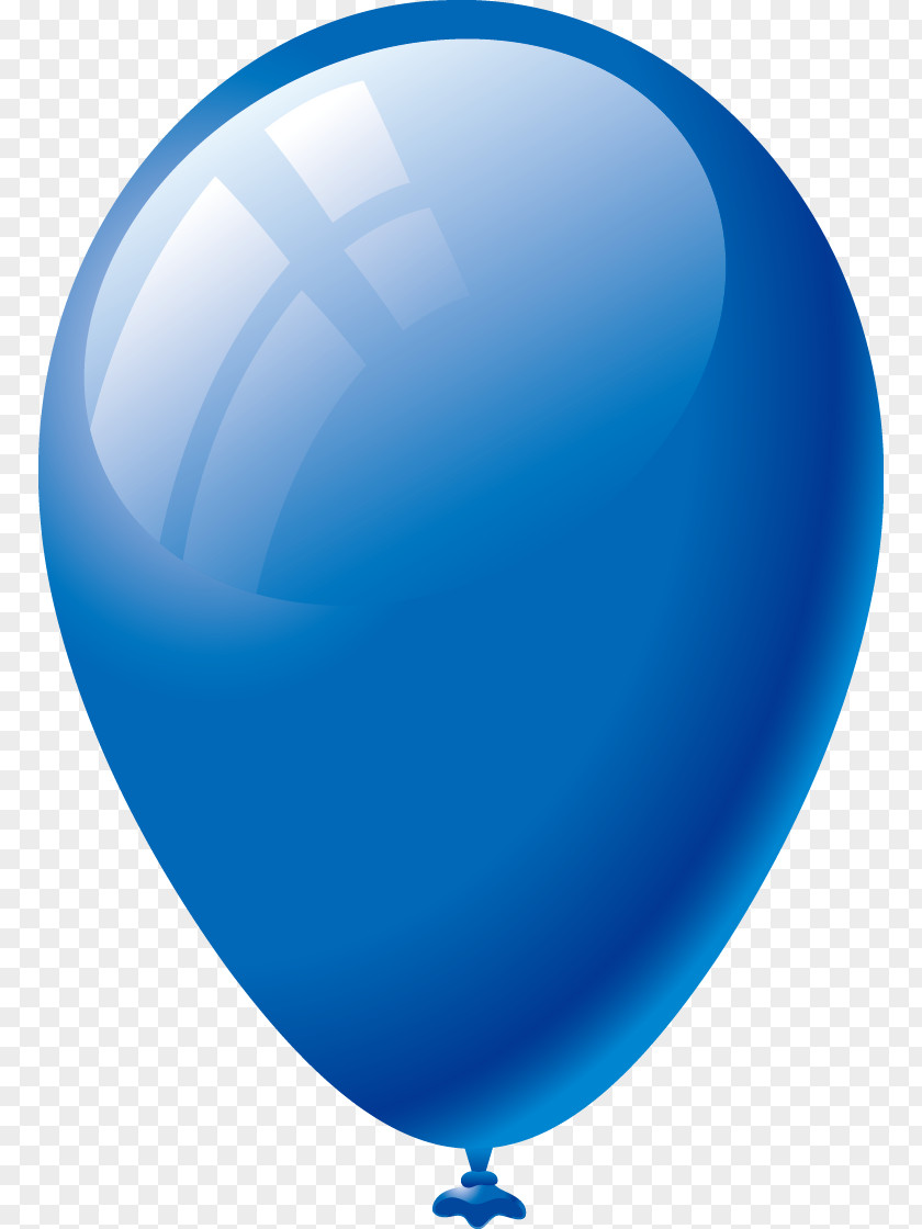 Blue Balloons Vector Material Toy Balloon PNG