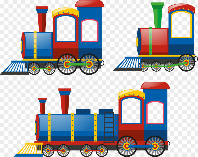 Blue Train Rail Transport Bogie Clip Art PNG