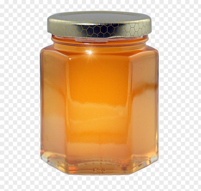 Honey Comb Jar Bottle Creamed PNG