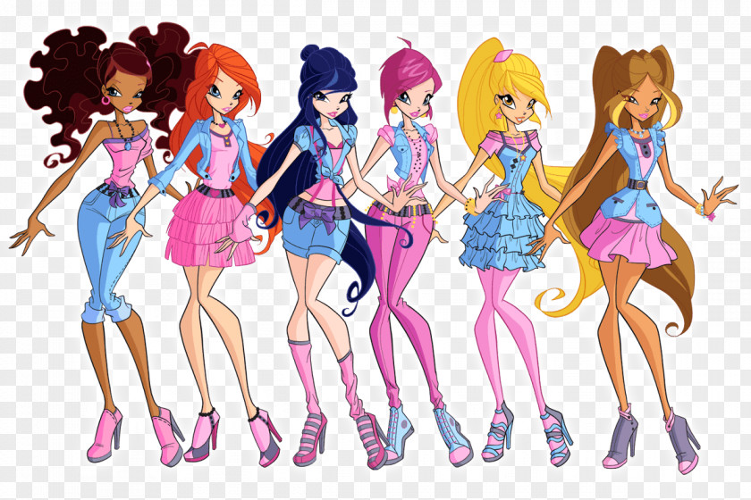 Season 6STYLE Tecna Musa Aisha Daphne Winx Club PNG