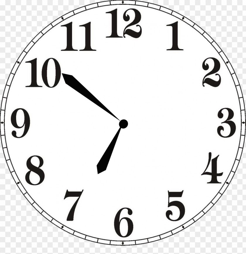 Hour Clock Face Roman Numerals Time PNG