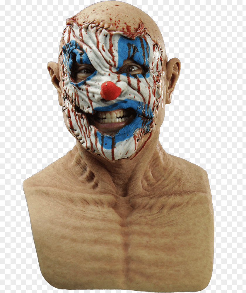 Mask Latex Clown Silicone It PNG