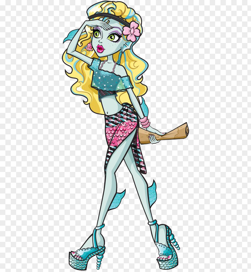 Monster High Lagoona Blue Doll Barbie PNG