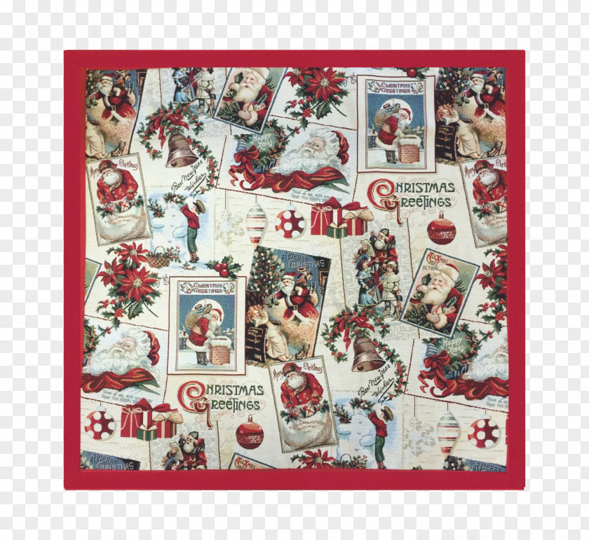 Table Christmas Collage Glitter Place Mats PNG