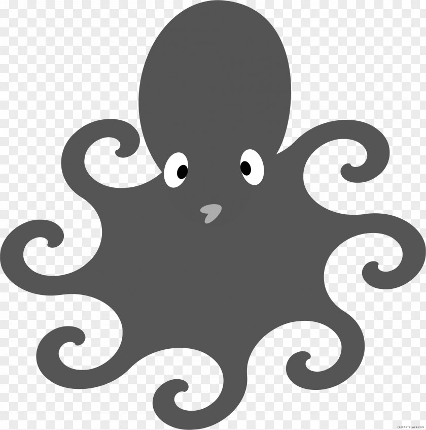 Animal Silhouettes Octopus Clip Art Menu Designs Free Content PNG