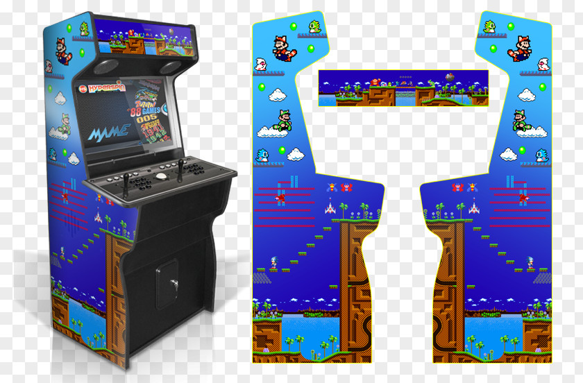 Arcade Retro Cabinet Pac-Man Star Wars Game Tapper PNG