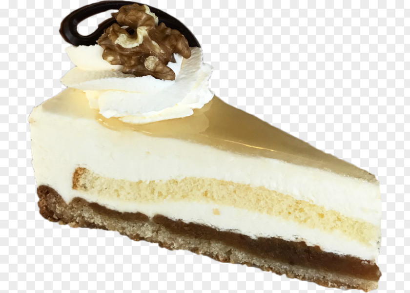 Banana Banoffee Pie Cream Cheesecake Torte Frozen Dessert PNG
