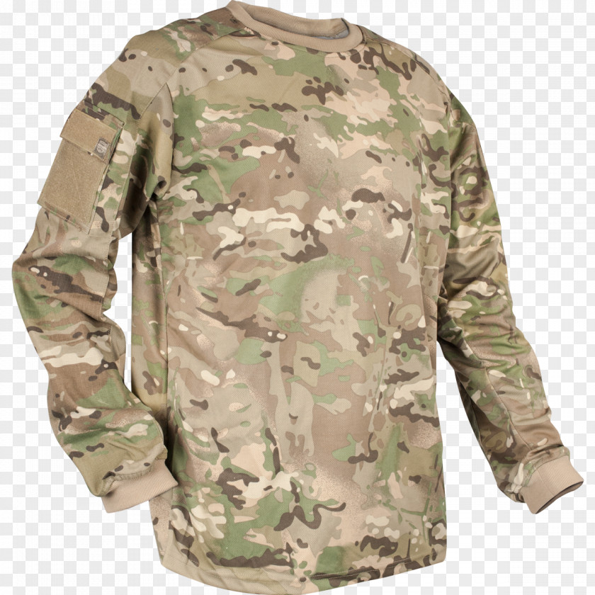 Camouflage Uniform T-shirt Army Combat Shirt Clothing PNG