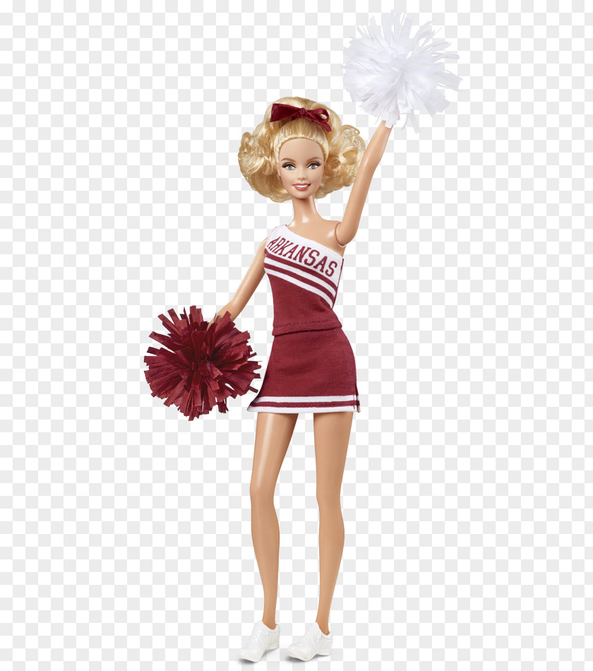 Cheerleader Arkansas Razorbacks Football University Of Ken Southeastern Conference Barbie PNG