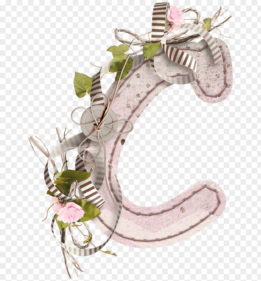 Floral Decoration Letter C Flower PNG