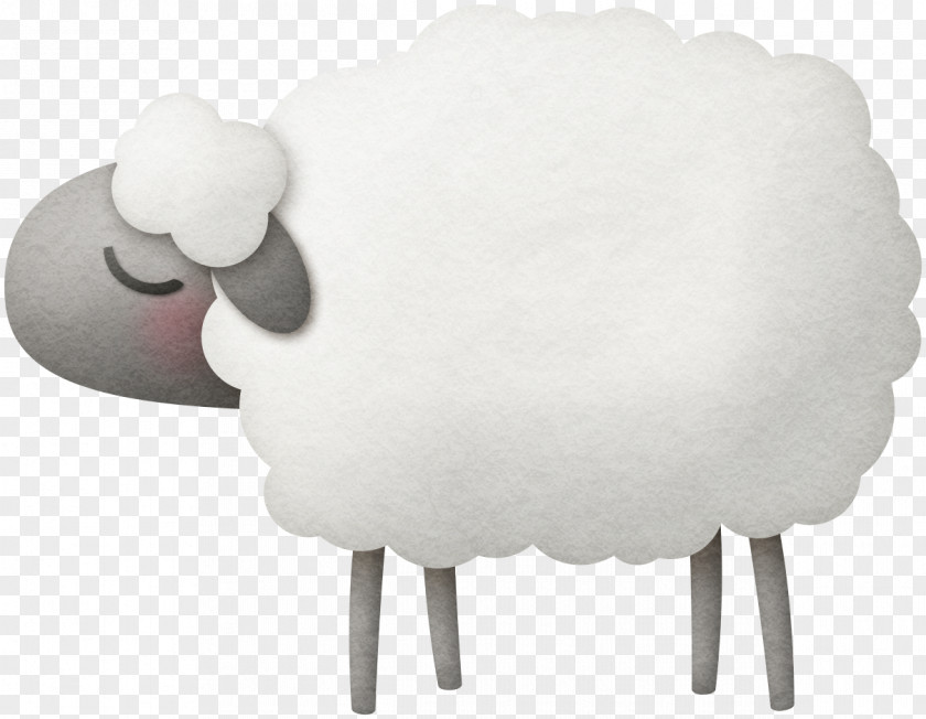 Grey Sheep Sticker Clip Art PNG