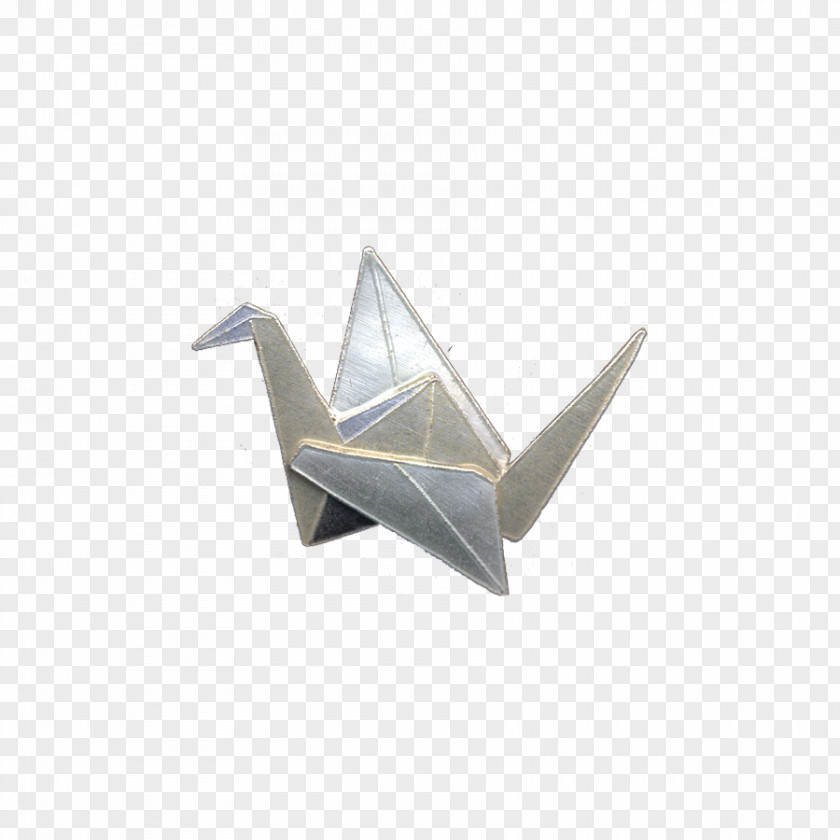 Origami Crane Earring Paper PNG