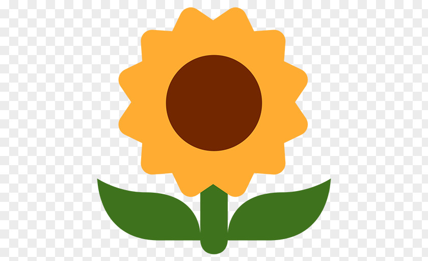 Sunflower Leaf Emojipedia Sticker Meaning IPhone PNG