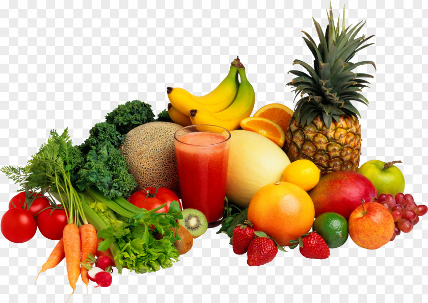 Fresh Fruits And Vegetables Vector Healthy Diet Health Food Eating PNG