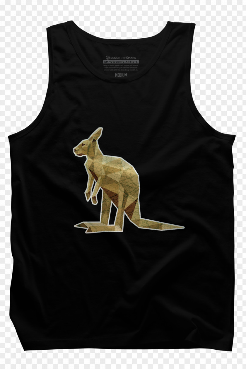 Kangaroo T-shirt Clothing Sleeveless Shirt Outerwear PNG