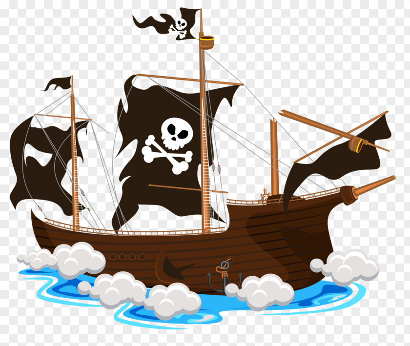 Ship Vector Graphics Piracy Jolly Roger Illustration PNG