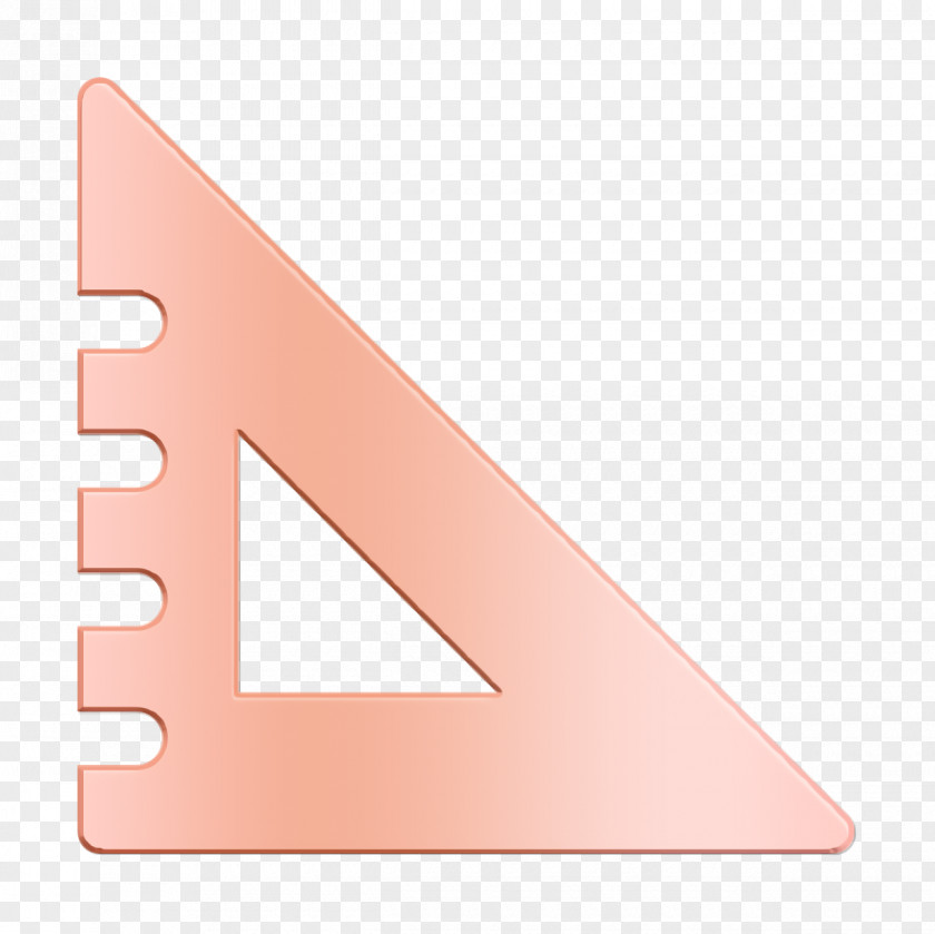 Study Icon School Set Square Rule PNG