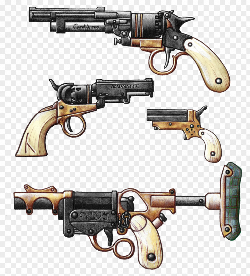 Weapon Revolver Firearm Trigger Pistol PNG