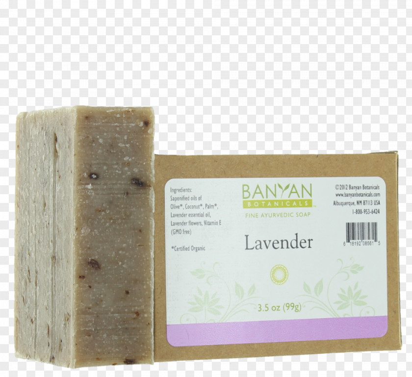 Natural Ingredients Soap Lavender Oil Banyan Botanicals Herbs Health PNG