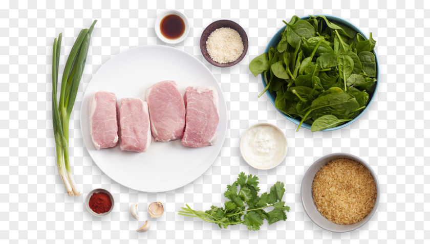 Pork Cutlet Spinach Salad Asian Cuisine Vegetarian Picada Recipe PNG