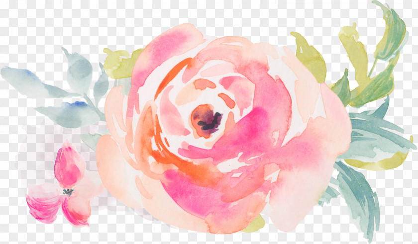 Watercolor Rose Painting Flower Royalty-free PNG