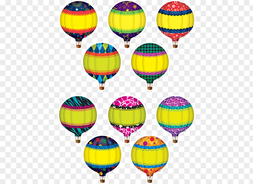 Balloon Hot Air Name Tag Paper Flight PNG