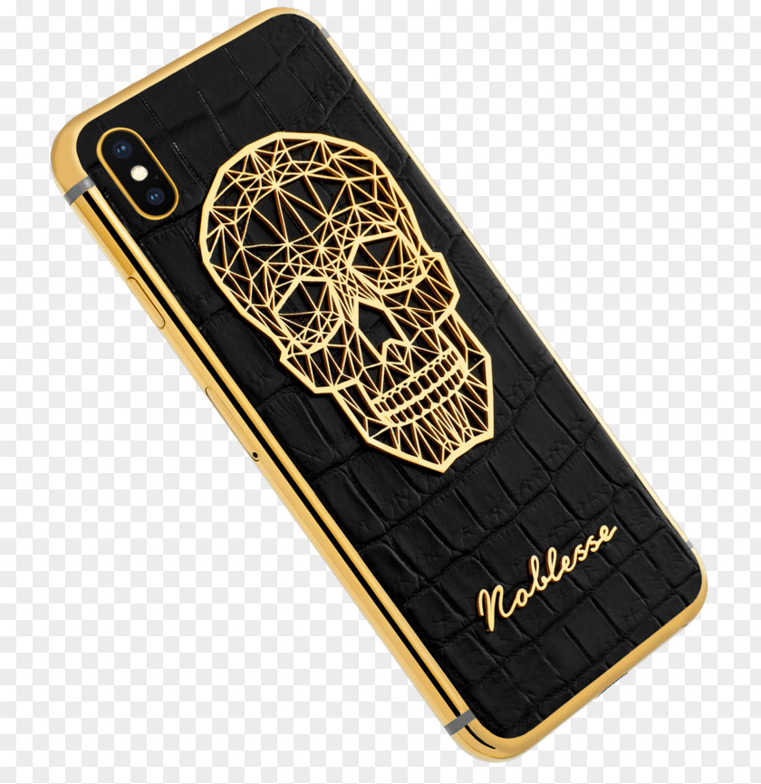 Gold Plating IPhone X Telephone PNG