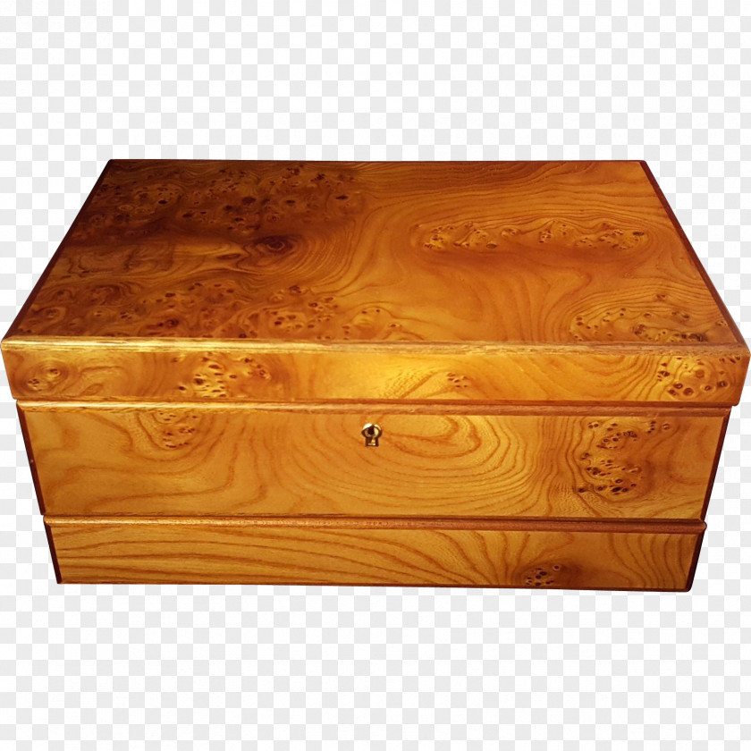 Jewelry Box Casket Wood Stain Rectangle PNG
