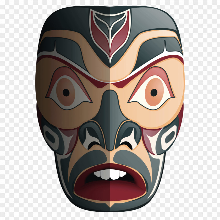 Mask Traditional African Masks Headgear Totem Character PNG