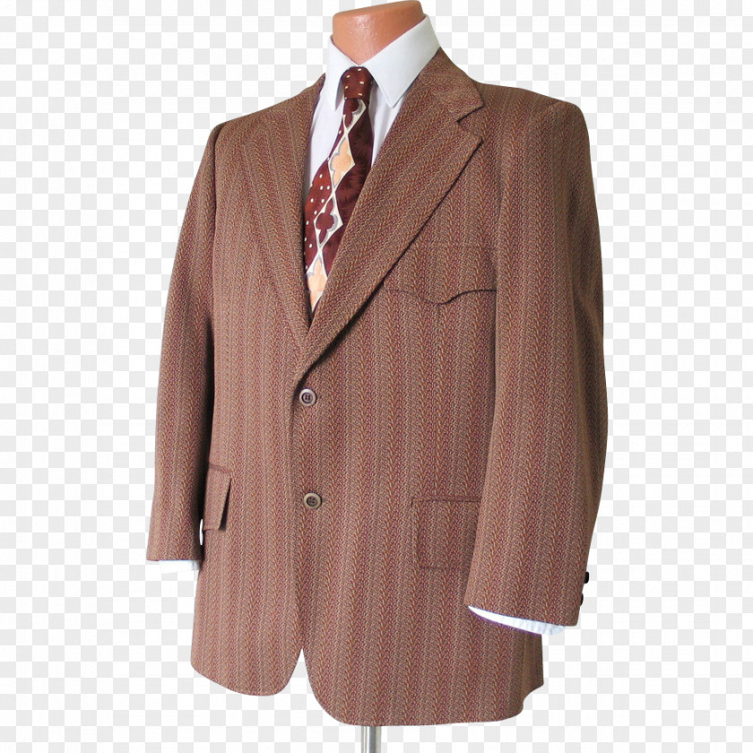 Mjölnir Blazer Brown Red Waistband Sport Coat PNG