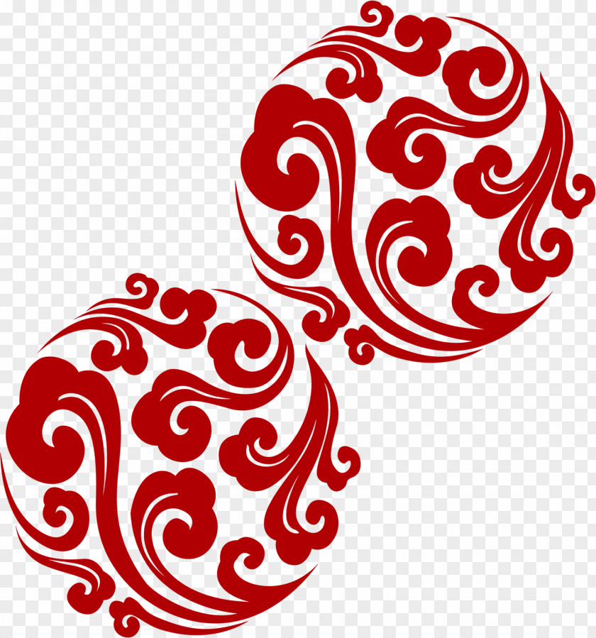 Red Clouds Clip Art PNG