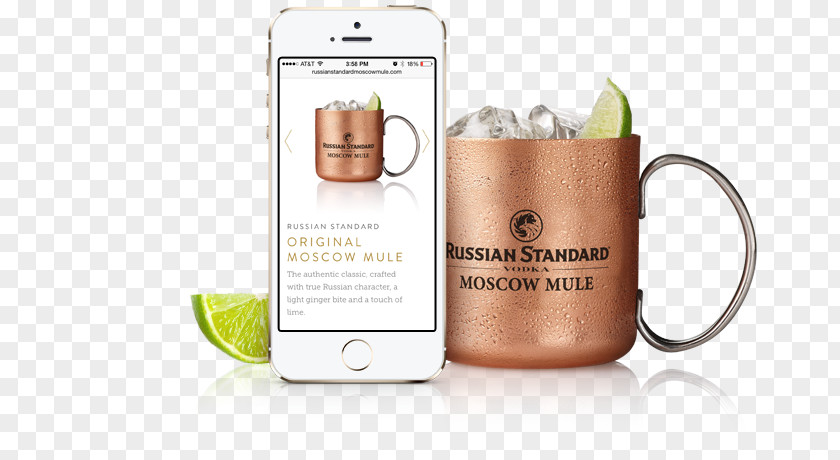 Vodka Moscow Mule Russian Standard Buck Cocktail PNG