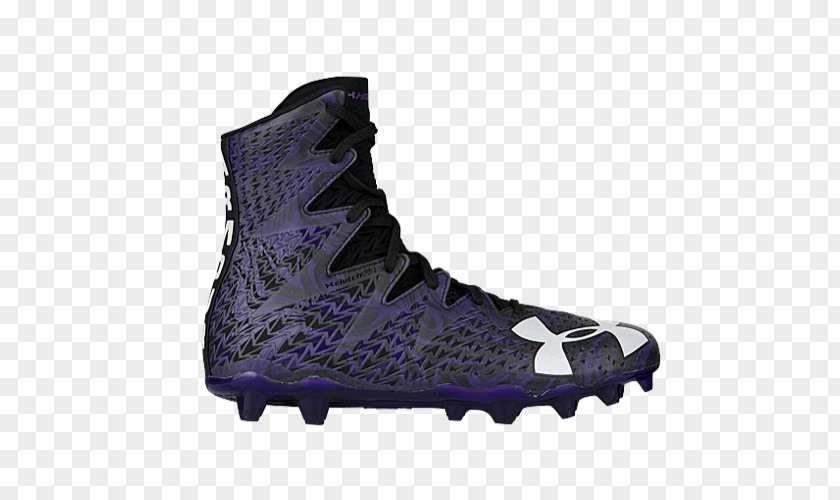 Adidas Cleat Shoe Men's Under Armour Highlight Lux Rubber Moulded American Football Boots Black 6 Synthetic /Rubber PNG